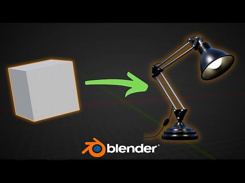 Create a Lamp in Blender in 1 Minute!
