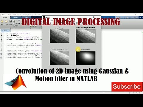 Convolution of 2D image using Gaussian & Motion filter in MATLAB