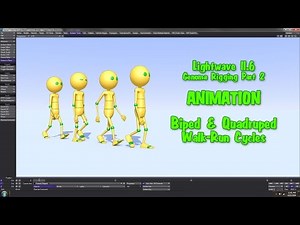 Lightwave 11.6 - Genoma Rigging Part 2 - ANIMATION