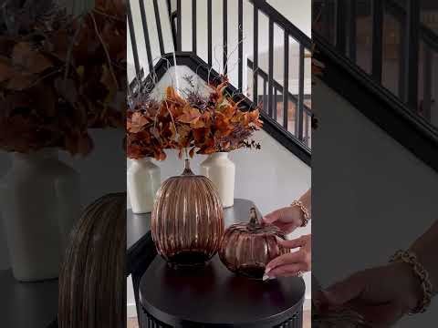 Stylish Target Console Table Styling | Warm Fall Decor Ideas!