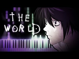 Death Note Opening 1 - The World | Piano Tutorial