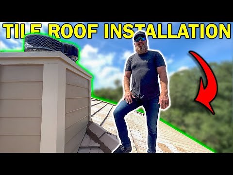 Installing a Concrete Tile Roof Step by Step the Correct Way!!