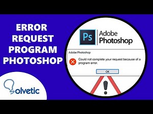 ⚠️ Fix Could not complete your request because of a program error Photoshop ✔️ 2022 SOLUTION