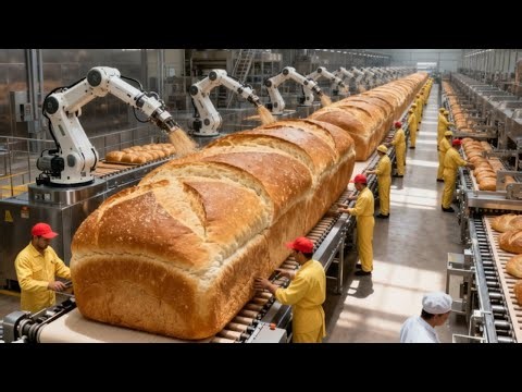 Inside the WORLD'S BIGGEST Bread Factory (Mega-Process Revealed)