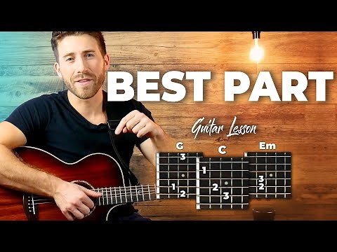 Best Part Guitar Tutorial - Daniel Caesar (Easy Chords Guitar Lesson)