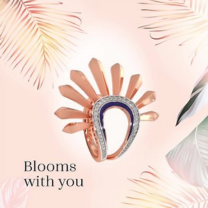 17K views · 207 reactions | A range of never-before-seen geometric patterns. Take a look at these unique floral designs from the latest Areca Collection. . . . #BlueStoneIndia #jewellerydesign #designerjewellery #jewelleryindia #womensjewellery #diamondjewellery #statementjewellery #gifting #giftsforher #jewellerygifts #tropical #tropicalleaves #furnishedflorals | BlueStone | Facebook