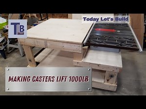 Making Retractable Casters That Lift 1000lb.