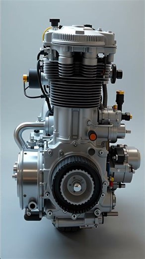 Engine Animation That Finally Makes Sense #mechanical #tutorial