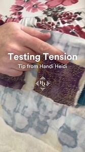 13K views · 62 reactions | A tip for checking your tension while quilting! Handi Heidi | Handi Quilter | Facebook
