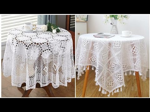 100 Round Vintage Crochet Fillet Table Runner pattern ideas #diy #decoration #crochet