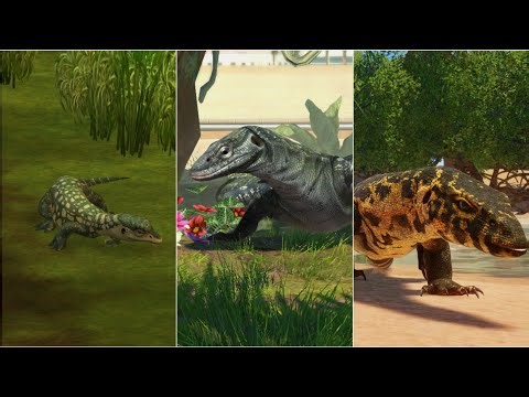 Nile Monitor: Comparison In 3 Games