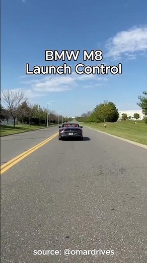 BMW M8 Launch Control