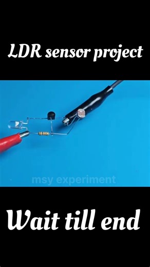 🔦 How to Make Automatic Sensor LED Light | Simple Electronics Project #shorts