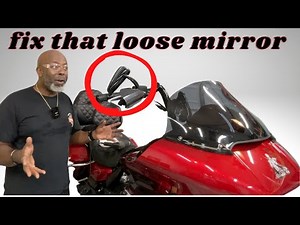 How to Fix A Loose Mirror on a Harley