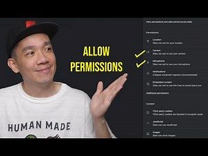 How to allow camera and microphone permissions in Google Chrome