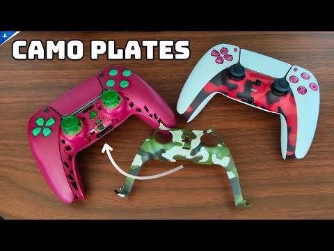 Transforming My PS5 Controllers with Custom Camo Plates