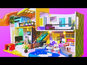 DIY Cardboard Miniature House #17 ~ Mansion Dreamhouse ~ How to make a Dollhouse