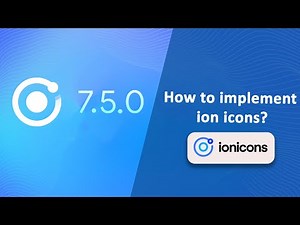 Ionic 7.5.0 released (Standalone) - How to use Ionicons in Ionic standalone project
