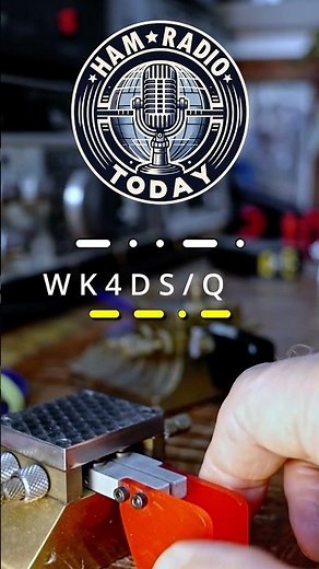 The Slash / Morse code moment of the day, how to get started in ham radio #morsecode