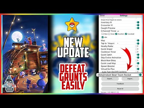 Pg Sharp New Feature 😱 | Beta Version 1.22.10 | Auto-defeat GRUNTS | Droid Gamehub