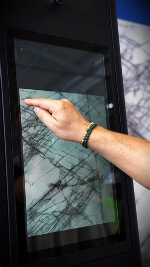 Imagine seeing every flaw before the first cut. With digital defect marking, your operator marks every defect directly on the slab. Clear decisions. Less waste. Perfect results, every time. Simple. Smart. Stress-free. . . . sales@horusoftware.com horusoftware.com | Horus - Software