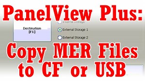 PanelView Plus – .MER Runtime: Copy .MER Files from Terminal to Memory Card