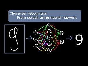 Neural Network base character recognition (OCR) from Scratch.