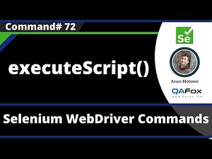 executeScript() Command - Selenium WebDriver