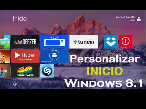 5 Tips para Personalizar su Pantalla de inicio en Windows 8.1