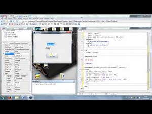 Free Pascal Lazarus -Label,Button,Edit.