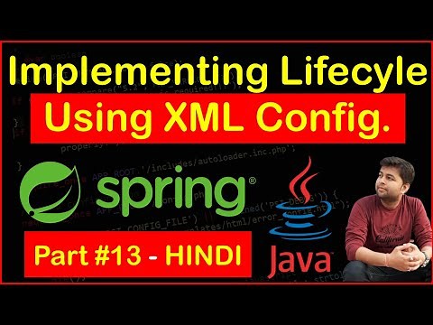 Implementing Lifecycle methods Using XML | Spring Bean Lifecycle methods | Spring Framework Tut