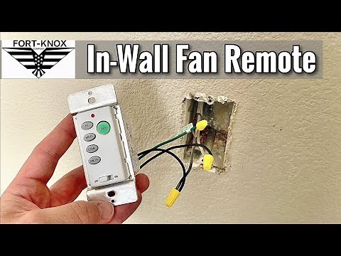 In-Wall Ceiling Fan Remote Control | How To Install light Switch Remote
