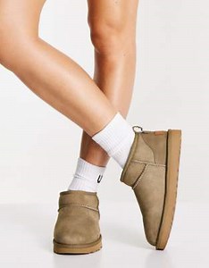 UGG Classic Ultra Mini ankle boots in antilope | ASOS