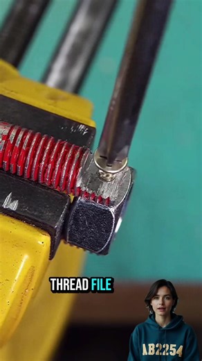 171K views · 346 reactions | Fix stripped bolt threads by cleaning the bolt and nut, then slowly re-threading the bolt into the nut with light pressure to clean the threads. #StrippedThreads #BoltRepair #ThreadRestoration #DIYFix #ToolMaintenance #diy | Ab2254 | Facebook