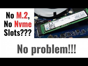 eBay Nvme/M.2 PCI Express adapter setup guide