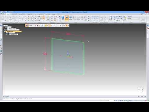 Solid Edge: How to Extrude
