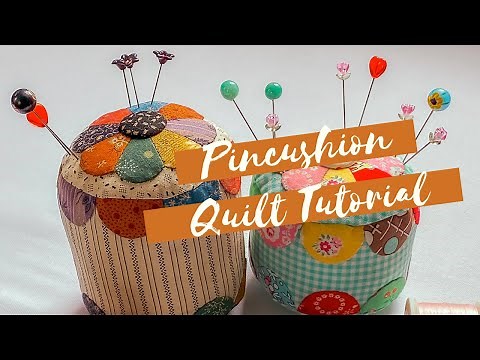 Quilted Pincushion Tutorial | Pincushion Pattern