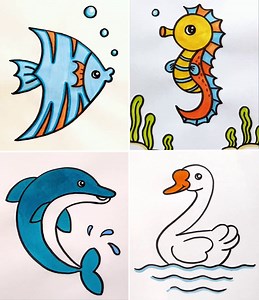 70K views · 1.5K reactions | #animals #drawing #kidsdrawing | Simple Drawings | Facebook