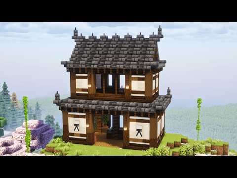 How to Build a Japanese Storage House in Minecraft | Easy Tutorial