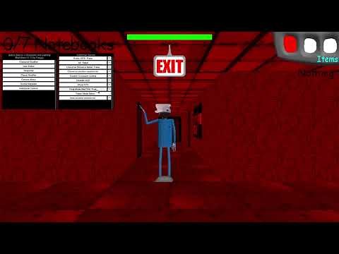 Baldi's Basics The Old Lab Chap.3 Mod Menu