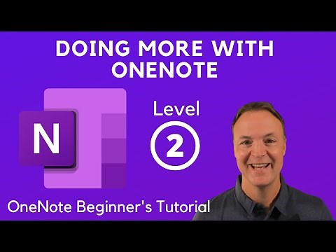 Microsoft OneNote for Windows 10 Tutorial - Beginner's Level 2