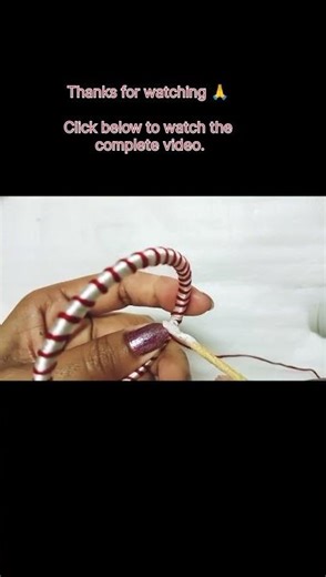 How to make a Thread Bangle at Home#bangles#shorts#silk