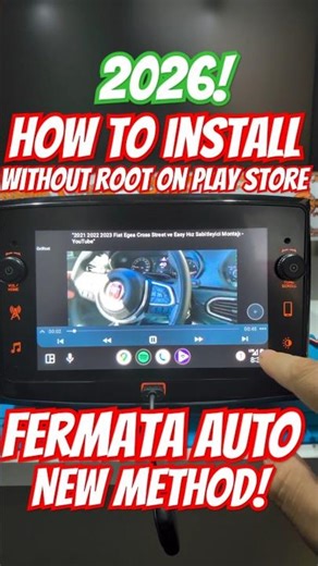 How to İnstall Fermata Auto on Android 16 Without Root New Method ✅ #fermata #androidauto #youtube
