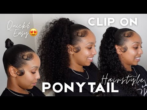 BEGINNER FRIENDLY || Easy Drawstring Ponytail Install FT. ISEE HAIR