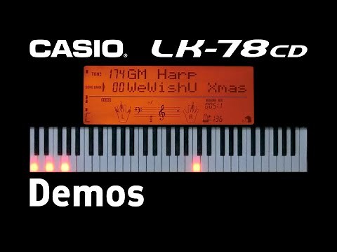 Casio LK-78CD Demonstrations