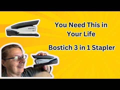 You Need This Bostich 3 in 1 Stapler