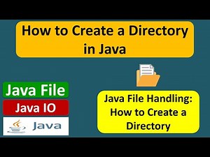 How to Create a Directory in Java? | Java File | Java IO | Java Tutorial