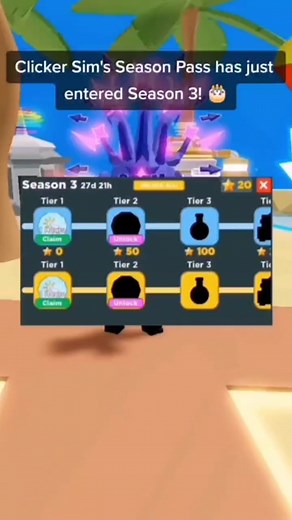 Unlock Season 3 Rewards in Clicker Simulator | Complete Season Pass Now!