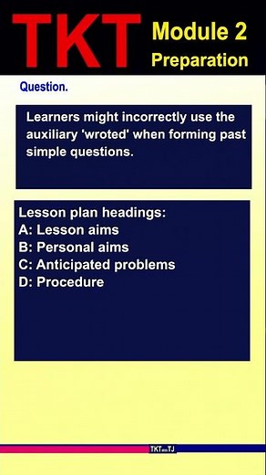 TKT Module 2 Full Practice Test with Answer