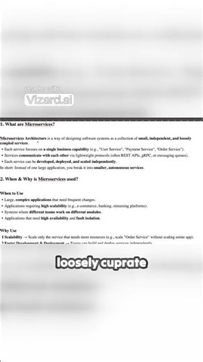 Microservices in 30s: What They Are & Why They Matter 🔥 #Shorts